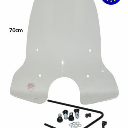 windscreen Regia with mounting kit high (made in EU) 70cm clear jet, lintex jet, turbho CX-50