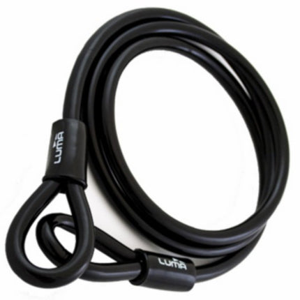 antivol câble Luma spirale 1.8m noir