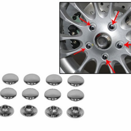 sierdop DMP inbus bout voorwiel m8 chroom 12pcs primavera, sprint