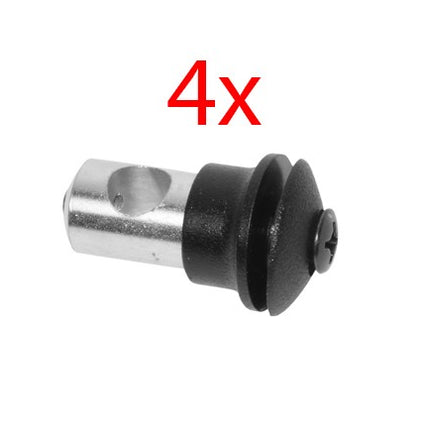 Pare-brise Regia fixation capuchon, entre autres pour zip (fabriqué en UE) 4 pièces