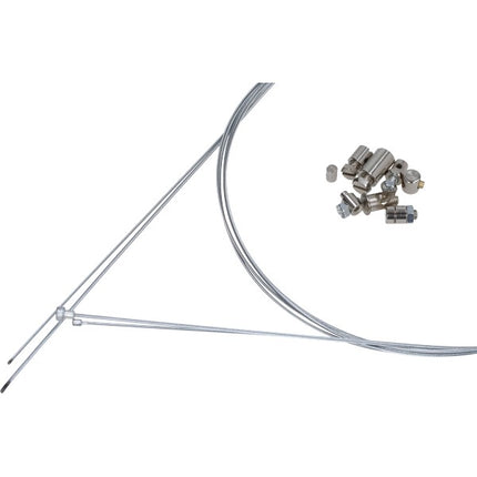 Kit de réparation câble d'accélérateur/d'embrayage avec 7 nipples détachées universel