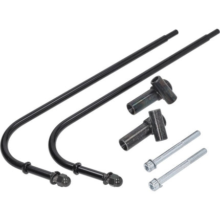 Pare-brise Piaggio, kit de fixation d'origine noir, Piaggio Zip 2000 = épuisé = épuisé
