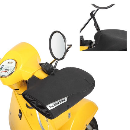 manchons tucano néoprène noir cyclomoteur, moto, scooter r362x