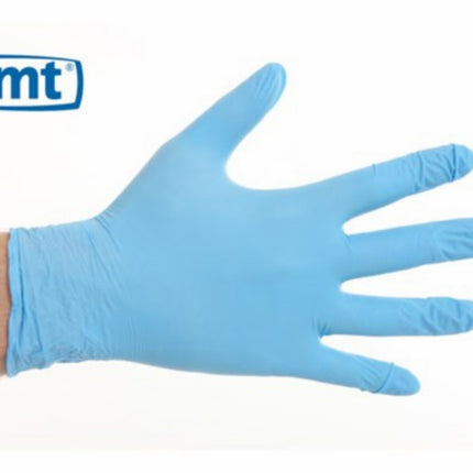 Kit de gants d'atelier CMT nitrile sans poudre XL bleu 100 pièces