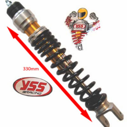 shock absorber yss gas-filled E-series rear 310mm black/gold zip 2t , zip2000sp