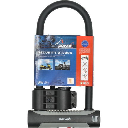 U-lock Power1 art 4-star + 180x320mm moped, fatbike, scooter 419301