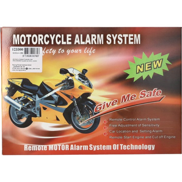alarmset universeel 5 standen met afstandsbediening motor, scooter