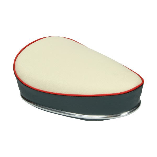 zadel oldtimer (made in EU) o.a. condor creme/grijs condor, puch, X30