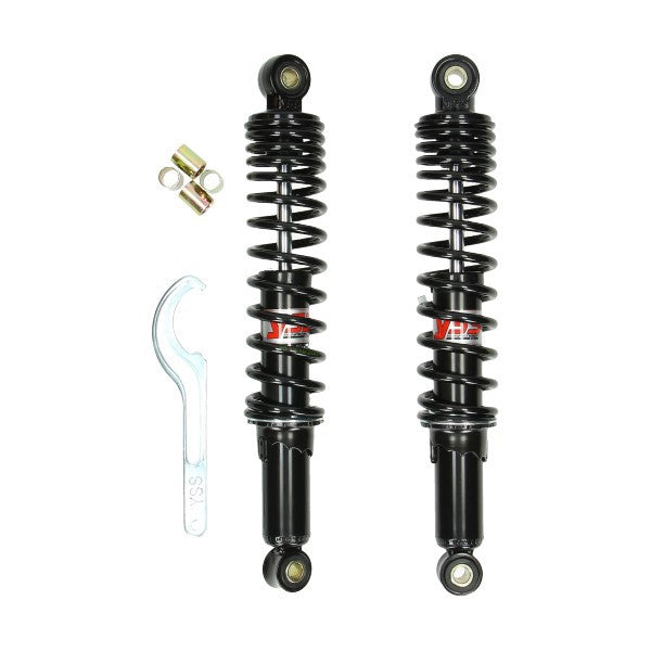amortisseurs yss pro-X 350mm noir puch maxi, tomos rd220-350p-01-x