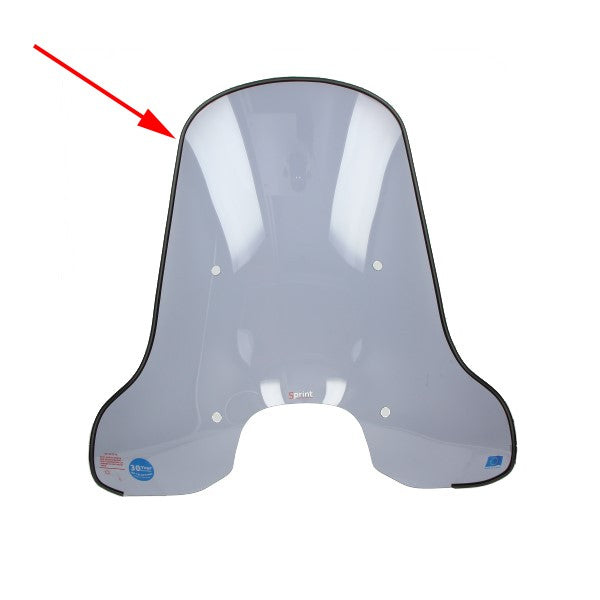 sierstrip Regia windscherm (made in EU) rubber 2m zwart bromfiets, motorfiets, scooter, universeel