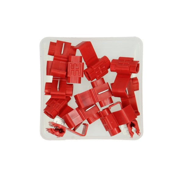 connecteur de câble rouge 12 pièces