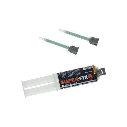 speed lijm super-fix 2-componenten 25ml zwart 1601007