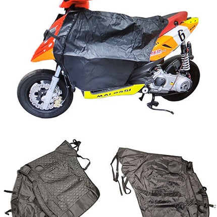 beenkleed JL Moto universeel zwart scooter lc03