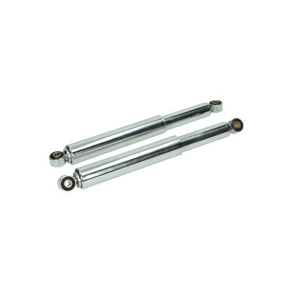 Jeu d'amortisseurs DMP étanches classique 370mm chrome cyclomoteur