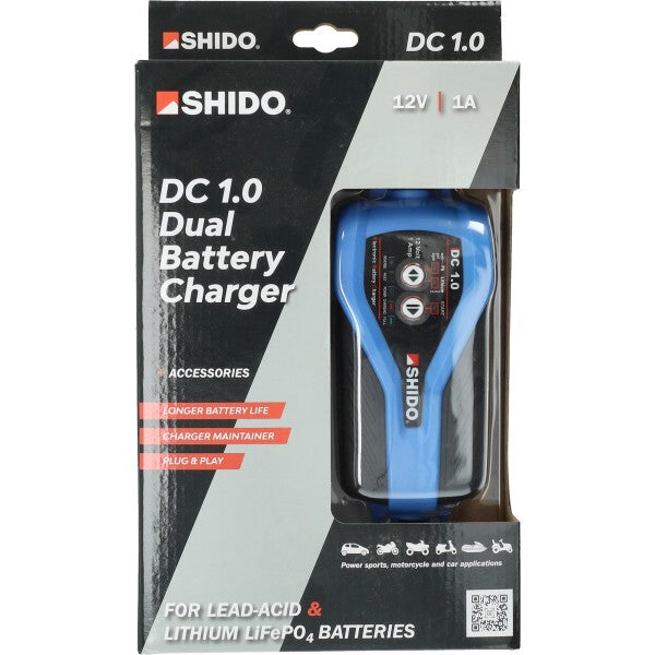 acculader shido 12v lithium ion + loodzuur professional dc 1.0
