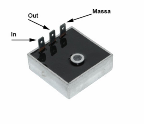 régulateur de tension 12v 3 broches notamment pour camino