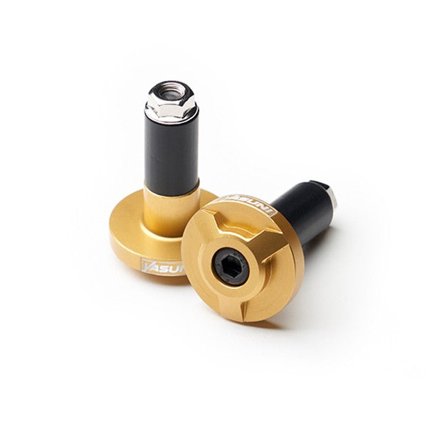 Embouts de guidon Yasuni aluminium CNC Pro Race 22.2mm or=fin de série