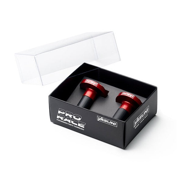 Poids d'équilibrage de guidon Yasuni set aluminium CNC Pro Race 28,6mm rouge