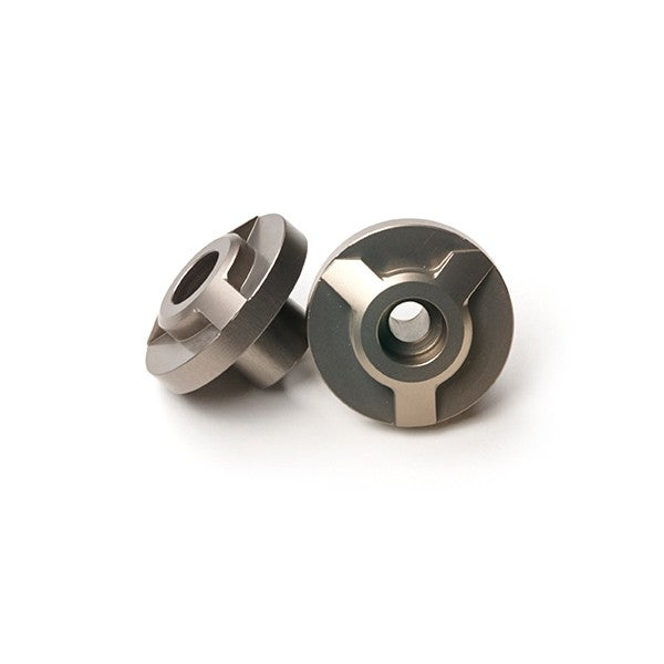 contrepoids de guidon Yasuni set titane CNC Pro Race 28.6mm gris