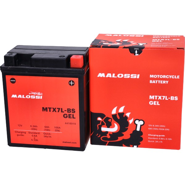 accu malossi MTX7L-BS sla/gel primavera, sprint, zip 4t 4418919
