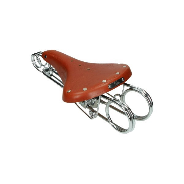 zadel tabor universeel heavy duty cognac tomos, mobilette, puch, sachs