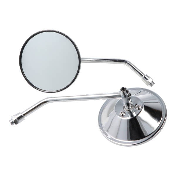 Rétroviseur DMP rond 100mm réglable 10mm chrome universel