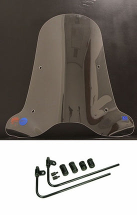 windscreen Regia with high mounting kit (made in EU) clear La Souris E-ID S6, Segway E110, Segway E125