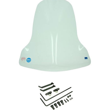 windscherm Regia met bevestigingsset hoog (made in EU) helder iva E-Go S2, iva E-Go S3, iva E-Go S4, iva E-Go S-5, iva E-Go S8, lifan E3