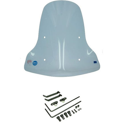 Windscreen Regia with mounting kit high (made in EU) smoke iva E-Go S2, iva E-Go S3, iva E-Go S4, iva E-Go S-5, iva E-Go S8, lifan E3