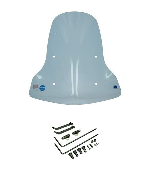 windscherm Regia met bevestigingsset hoog (made in EU) smoke iva E-Go S2, iva E-Go S3, iva E-Go S4, iva E-Go S-5, iva E-Go S8, lifan E3