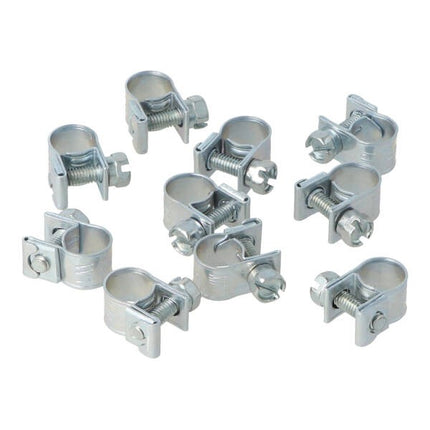 Hose clamp fuel hose 7-9mm 10pcs