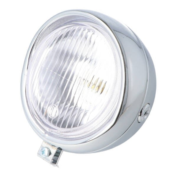 koplamp rond retro (made in EU) 130mm chroom universeel