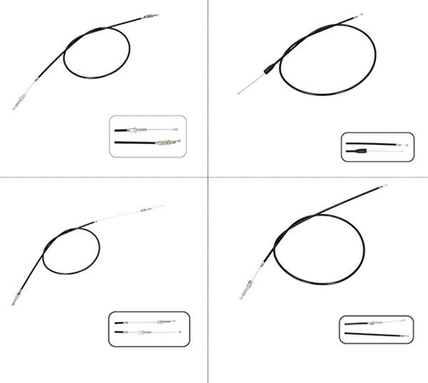 kabelset Hercules Prima 4/5 zwart 4pcs sachs