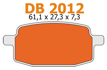remblokset delta voor arriva, baotian, big max, BTC Old Classic, dax, monkey, scorza, v-clic db2012