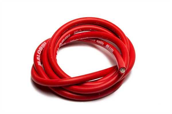 bougie malossi kabel universeel 50cm - 7mm rood 2219144b