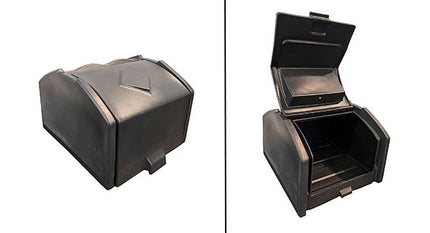 Sac de livraison pizza isotherme à chargement par le haut 90L + support de fixation noir
