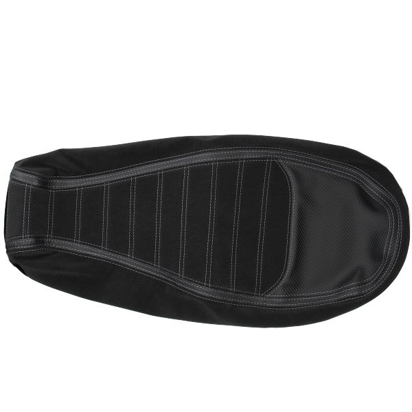 buddydek Regia (made in EU) surpiqûre grise noir/carbone Segway E110, Segway E125