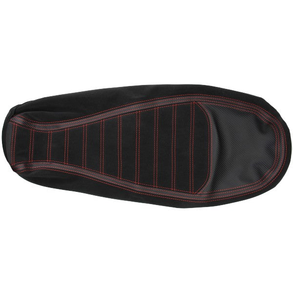 buddydek Regia (made in EU) surpiqûre rouge noir/carbone Segway E110, Segway E125