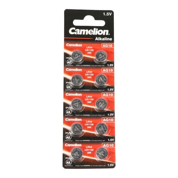 batterij camelion AG10 1.5v 10 stuks