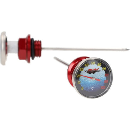 oil temperature gauge meter for Honda (among others) red universal