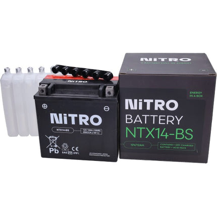 accu nitro ntx14-bs/ytx14-bs o.a. MP3 BMW