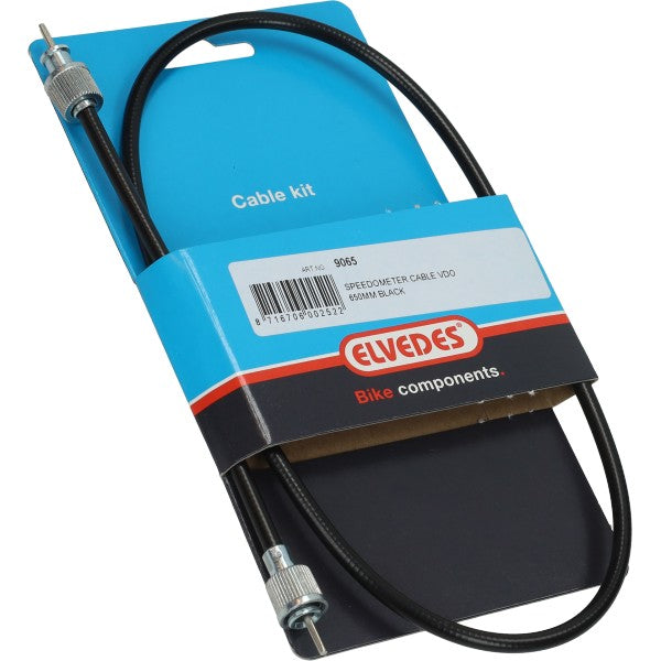 speedometer cable elvedes vdo/vdo 65cm black 9065