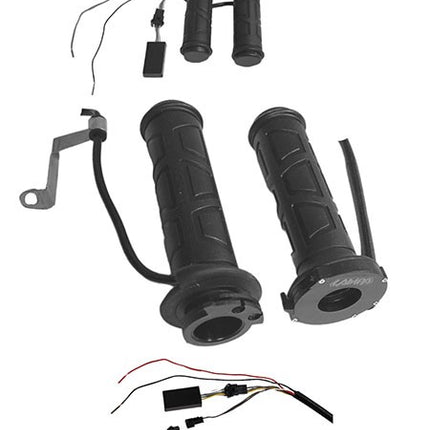 Kit de poignées chauffantes + lampe 12v réglable 22mm moto, quad, scooter 90536
