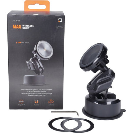 holder Optiline phone charger Mag Wireless Orbit for eg. on dashboard/windshield Minicar 91806