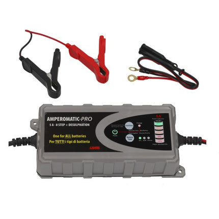 Chargeur de batterie Lampa 12V Chargeur intelligent 5A Amperomatic Pro 70199
