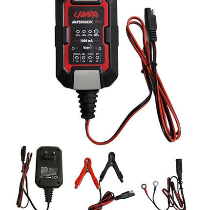 chargeur de batterie lampe 6/12v chargeur de batterie intelligent ampéromatique vélo 1amp 91730