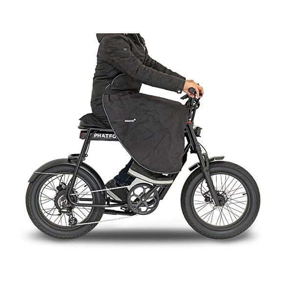 beenkleed Stricto incl. opbergtas bakfiets/ zwart fiets, scootmobiel, fatbike=op=op