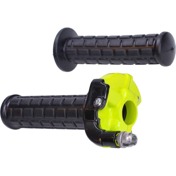 kit poignée d'accélérateur lusito (made in EU) universel M84 jaune fluo