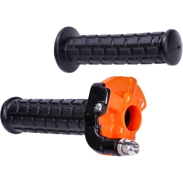 jeu de poignée d'accélérateur Lusito (fabriqué en UE) universel M84 orange fluo