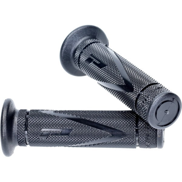 Jeu de poignées progrip noir cyclomoteur, moto, scooter 837